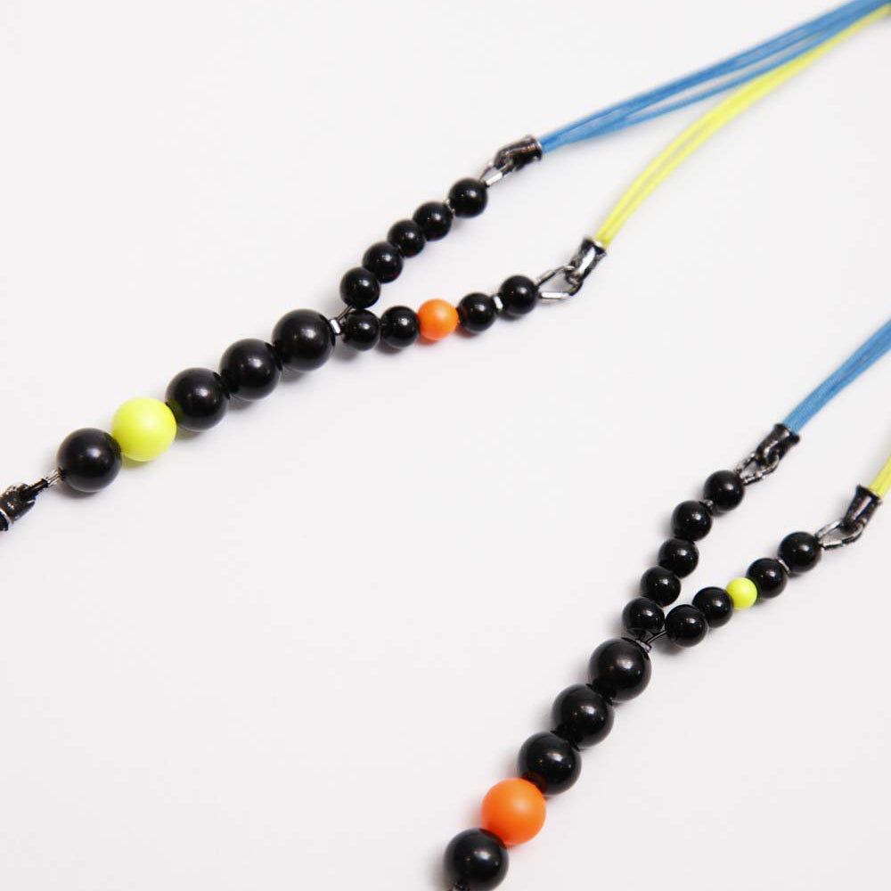 23SS NECKLACE (navy/yellow/black)