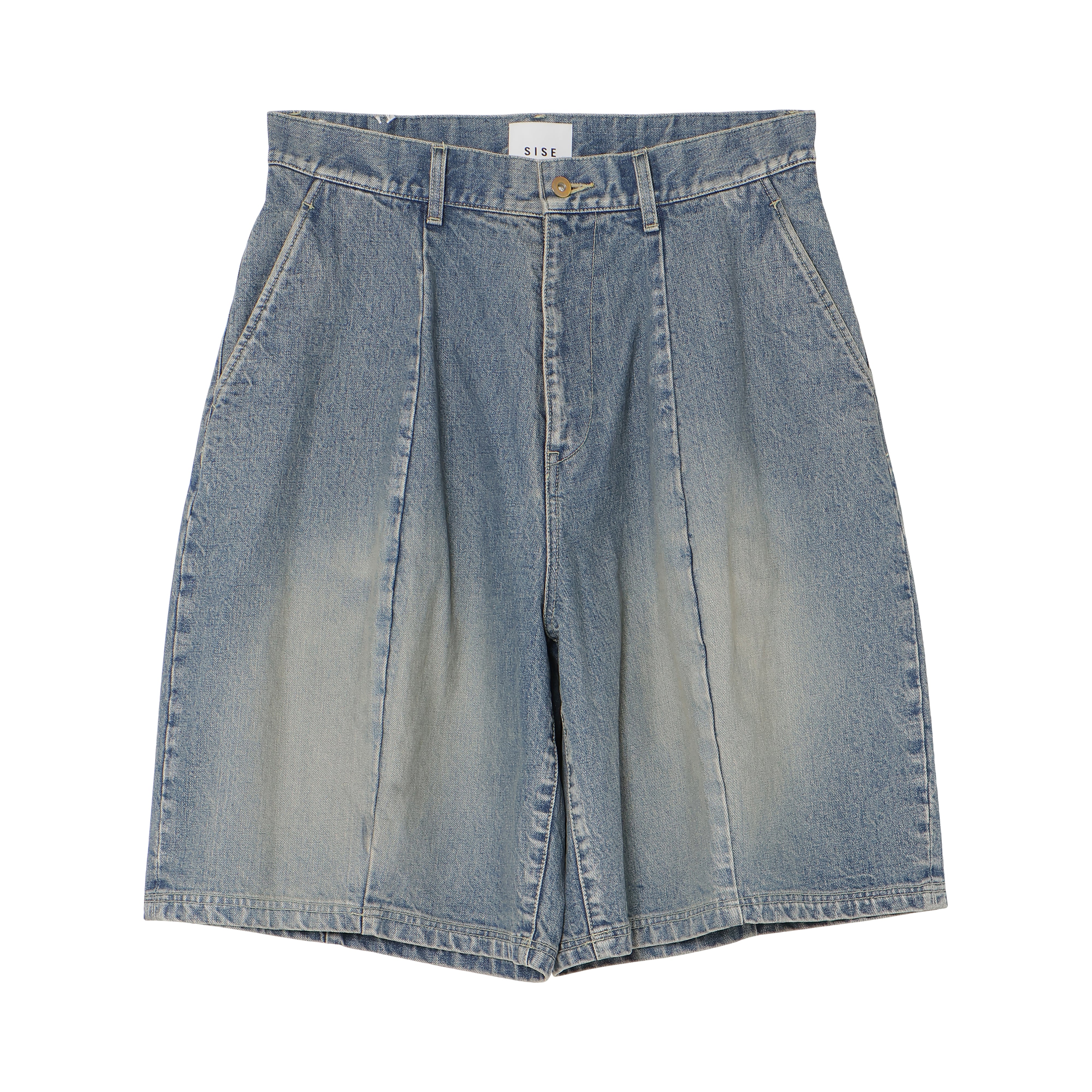 26SS DENIM BARREL HARF PANTS (DENIM)
