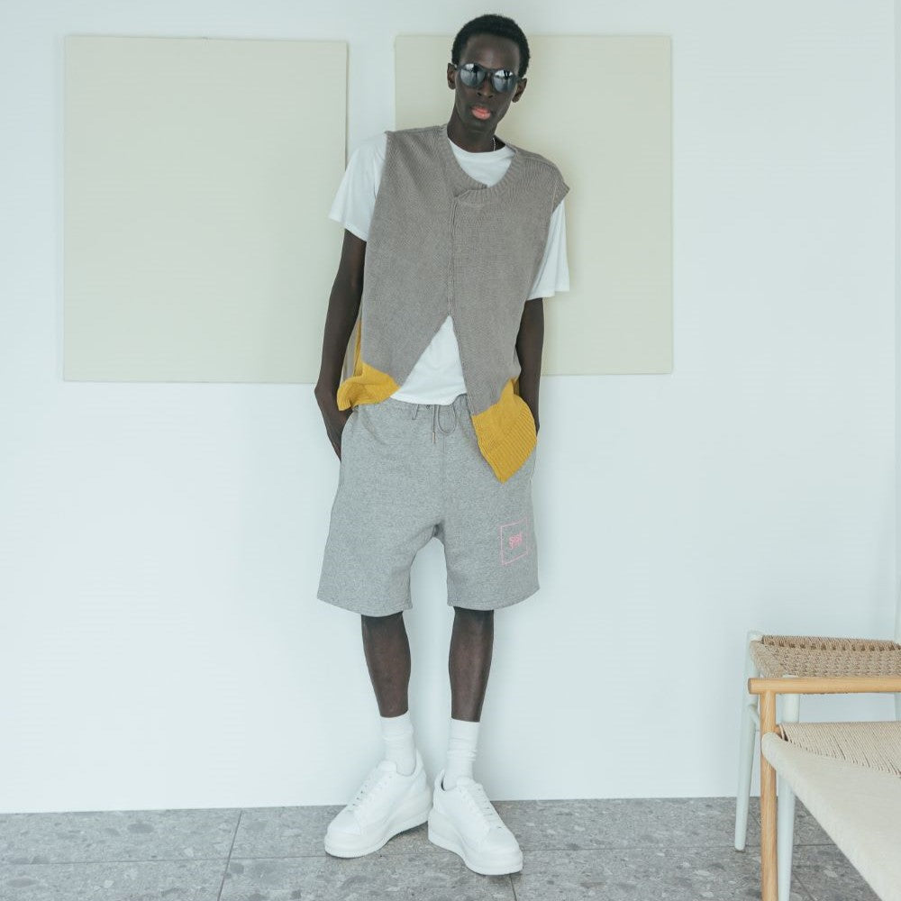 24SS SHORT  SWEAT PANTS(GRAY)