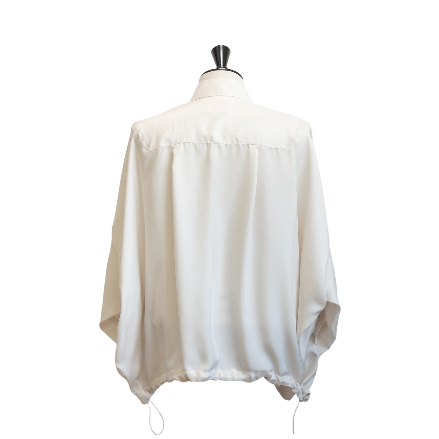 25SS BALLOON GATHER BLOUSON  WHITE