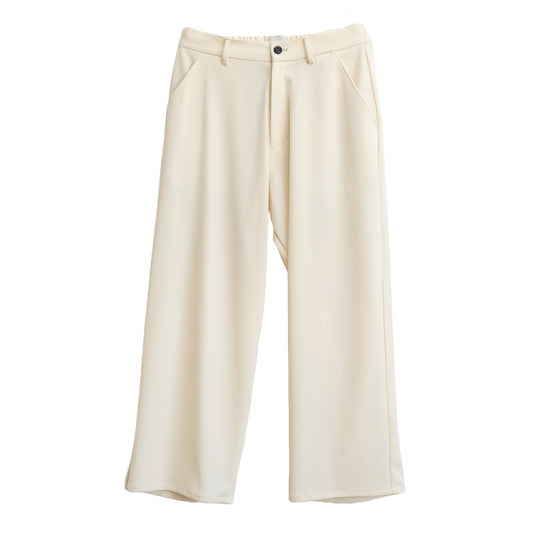 25SS WIDE STRAIGHT PANTS (TWILL TWIMY)WHITE