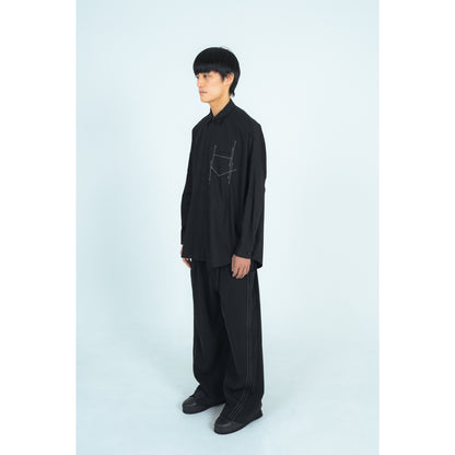 25AW STECHING SHIRTS (BLACK)