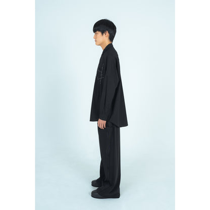 25AW STECHING SHIRTS (BLACK)