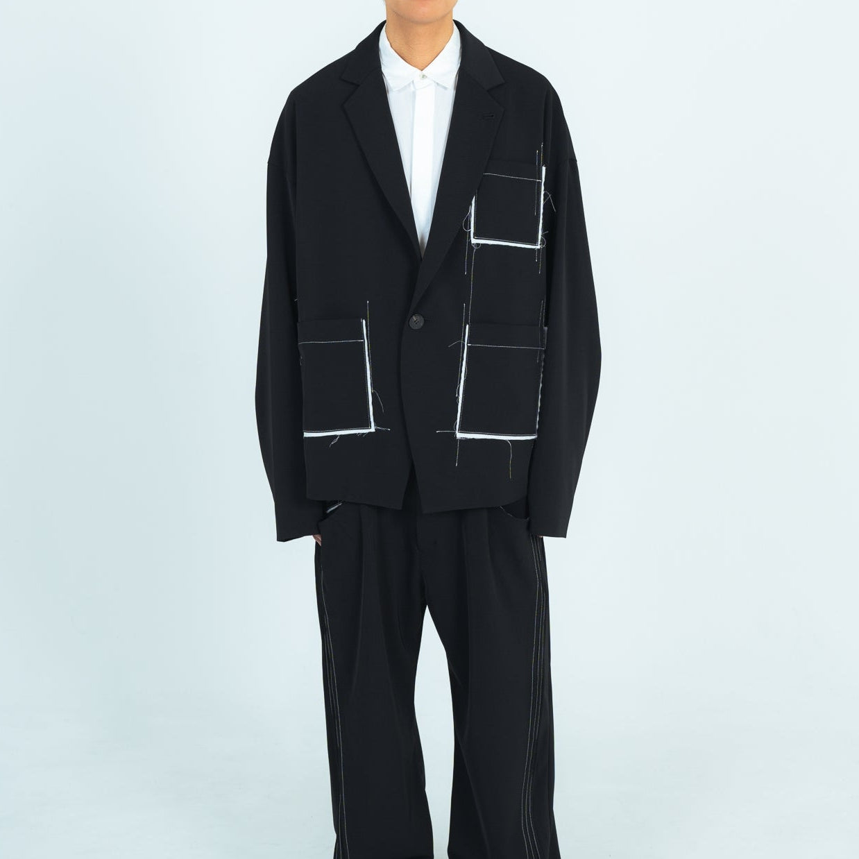 25AW STITCHING JACKET (BLACK)