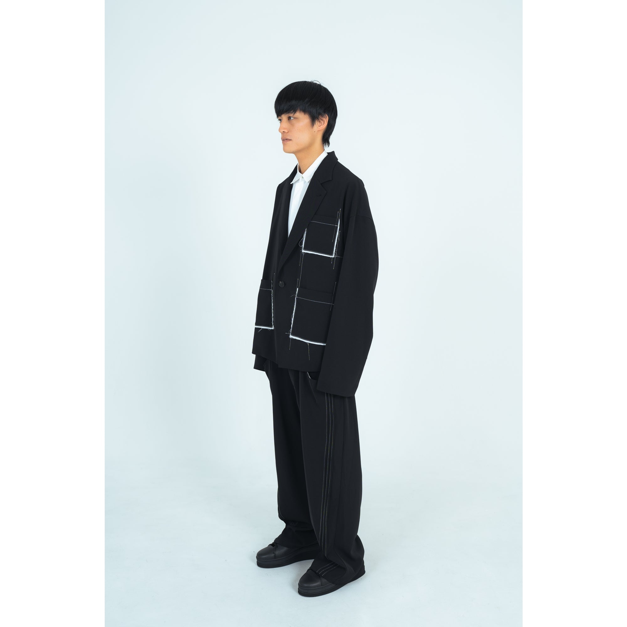 25AW STITCHING JACKET (BLACK)