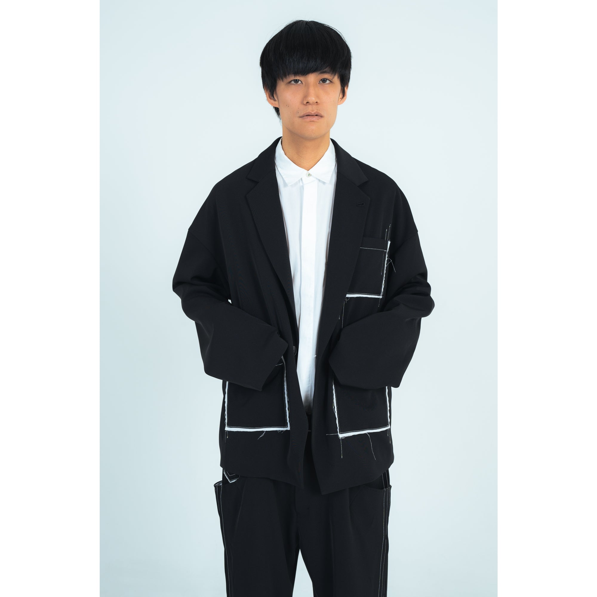 25AW STITCHING JACKET (BLACK)