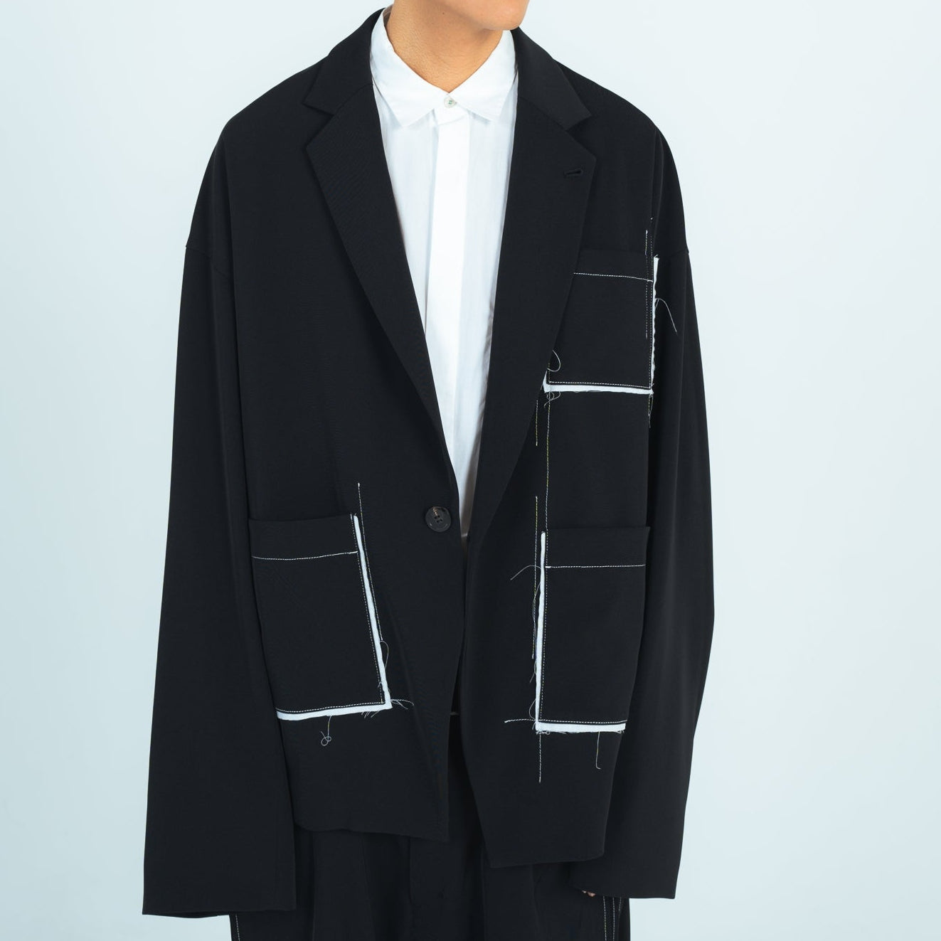 25AW STITCHING JACKET (BLACK)