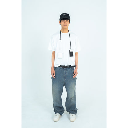 【UNKNOWN PRODUCTS x SISE】 COLLABORATION SMALL LEATHER GOODS (BLACK/WHITE)