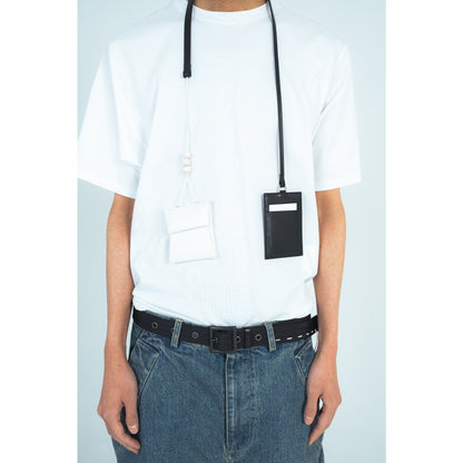 【UNKNOWN PRODUCTS x SISE】 COLLABORATION SMALL LEATHER GOODS (BLACK/WHITE)