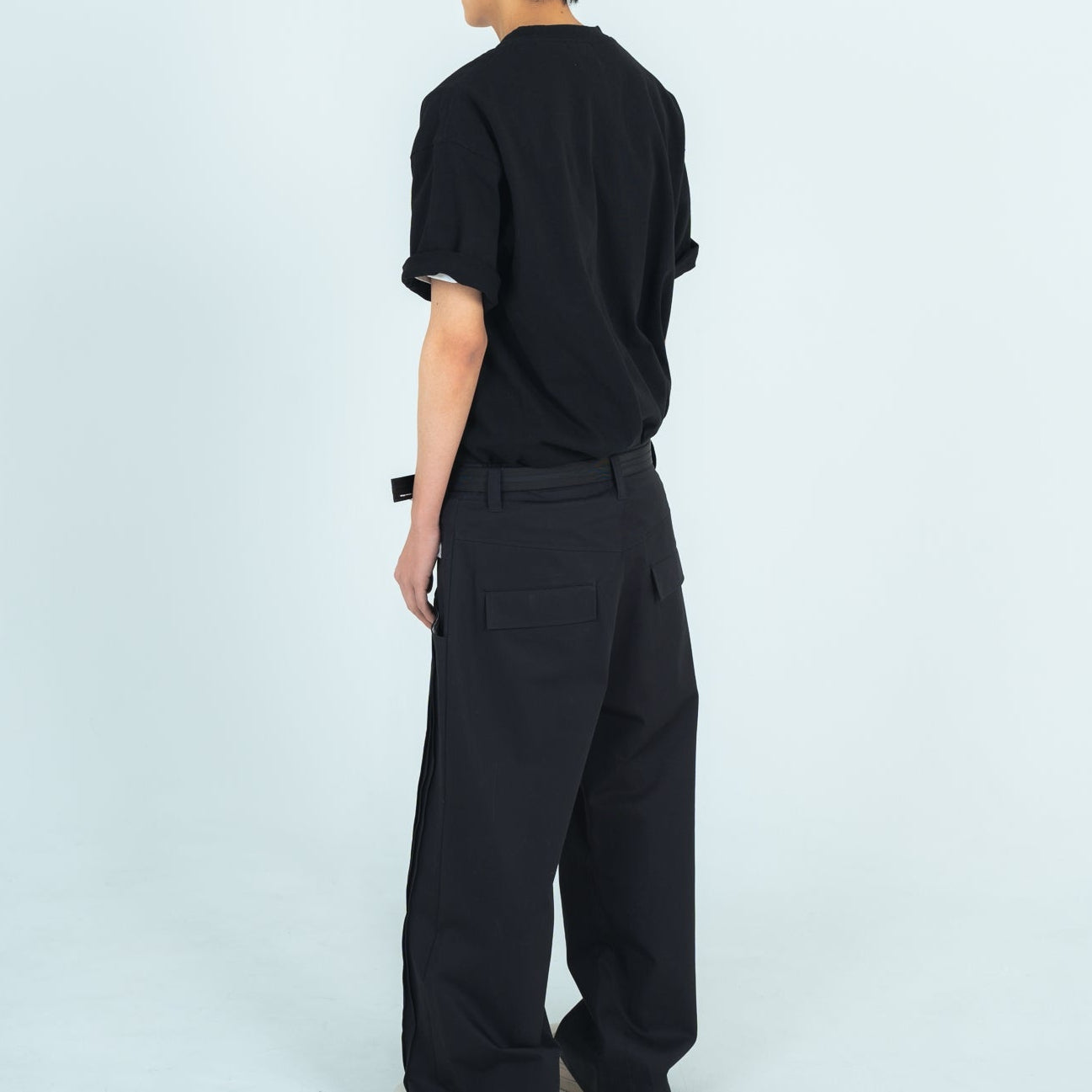 25AW STITCHING T-SHIRTS (BLACK/WHITE)