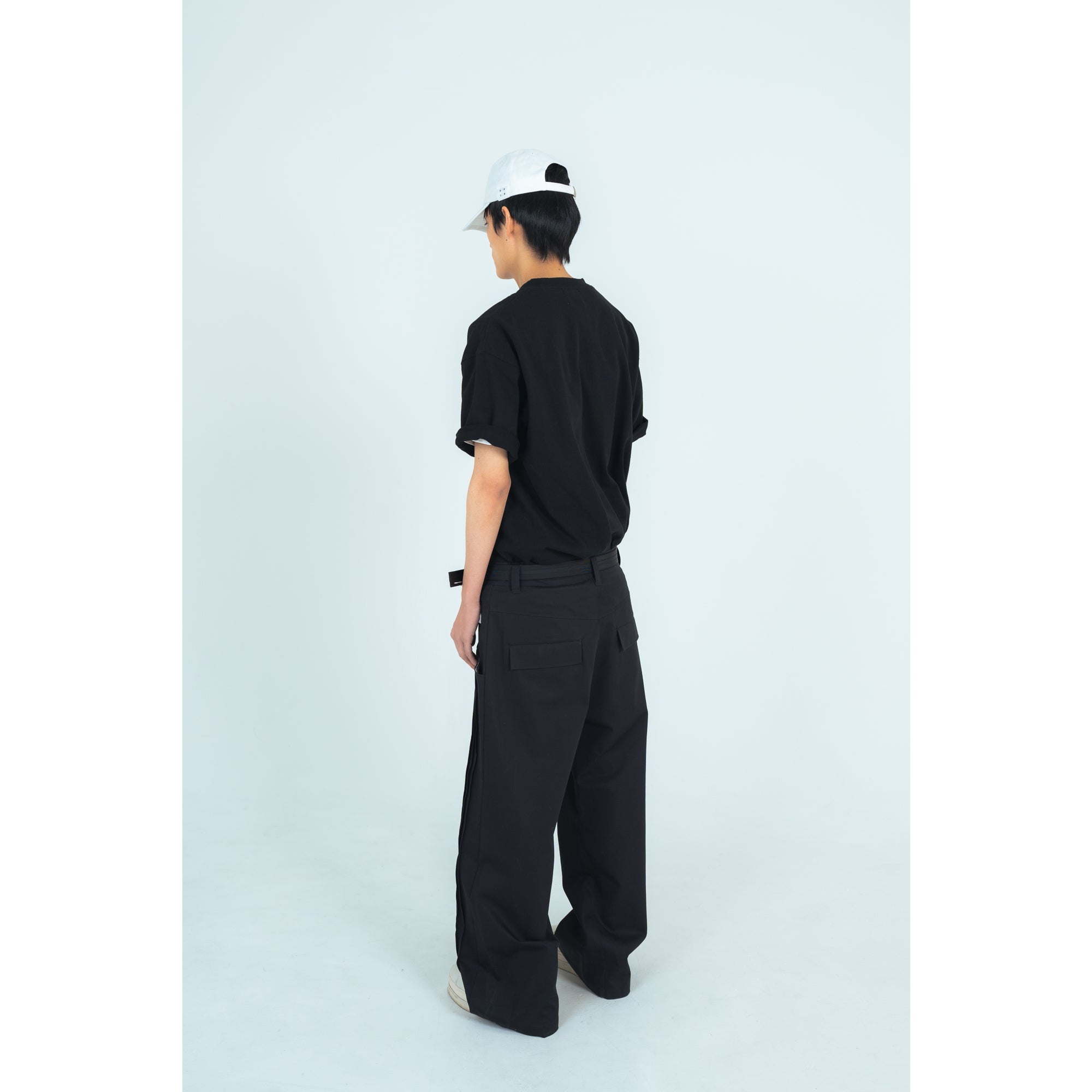 25AW STITCHING T-SHIRTS (BLACK/WHITE)