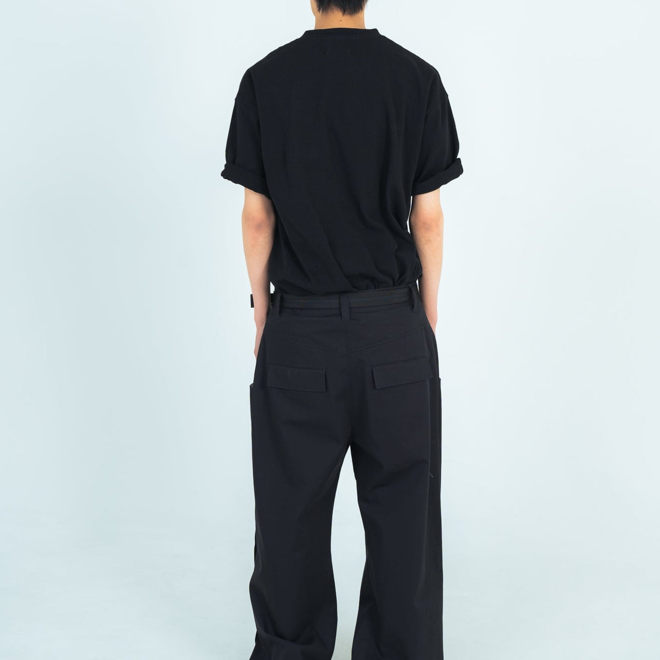 25AW STITCHING T-SHIRTS (BLACK/WHITE)