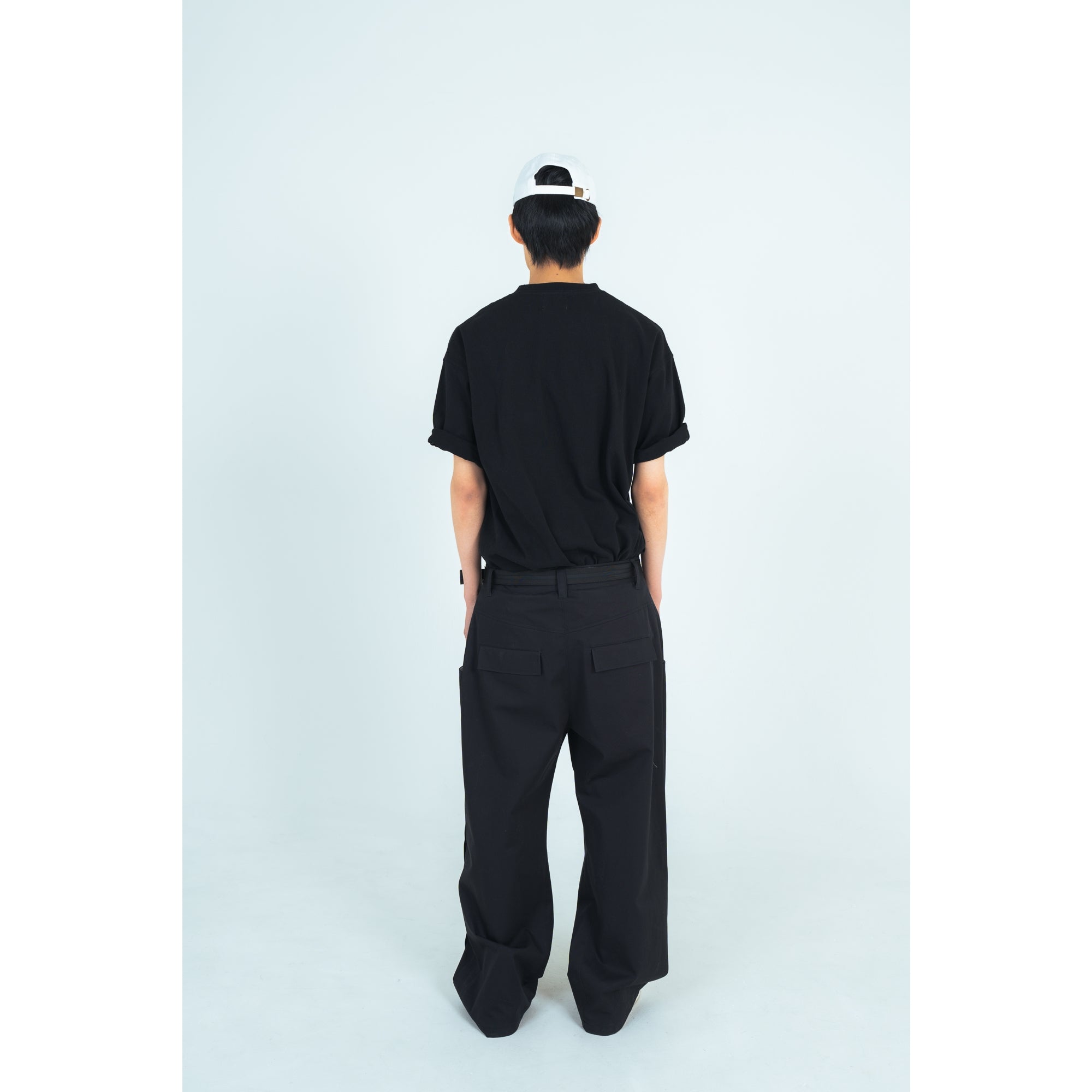 25AW STITCHING T-SHIRTS (BLACK/WHITE)