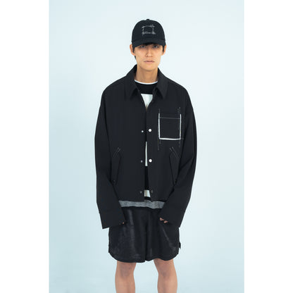 25AW STECHING BLOUSON (BLACK)