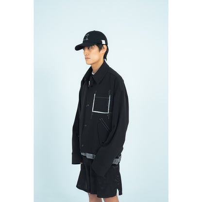 25AW STECHING BLOUSON (BLACK)