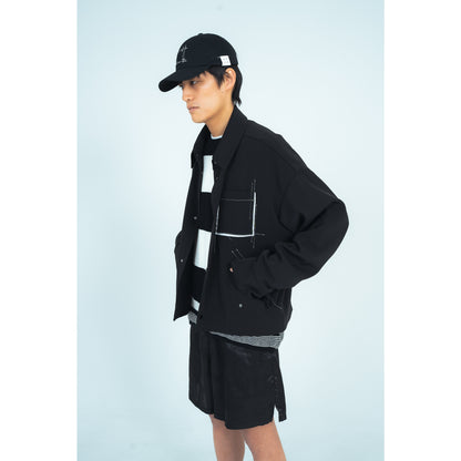 25AW STECHING BLOUSON (BLACK)