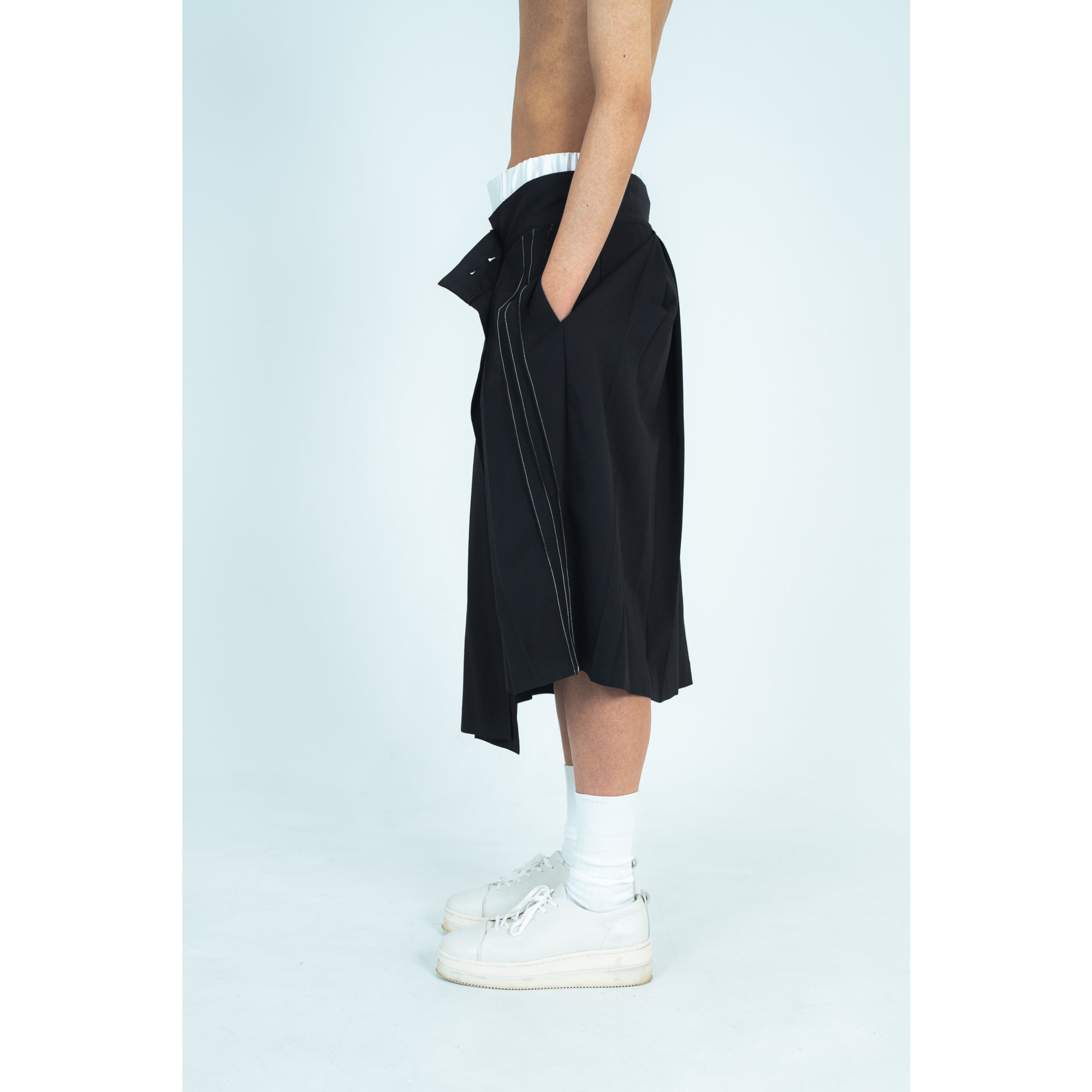 25AW WRAP SKIRT (BLACK)