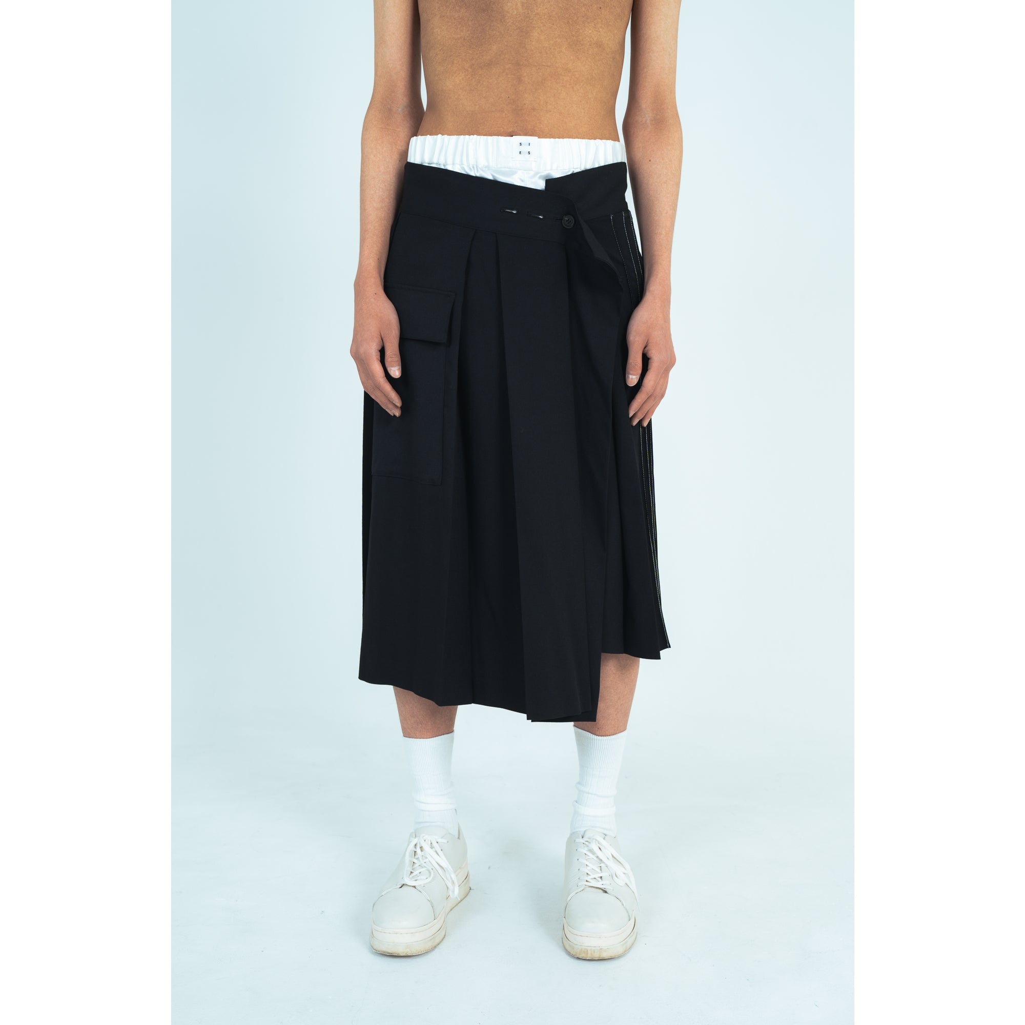 25AW WRAP SKIRT (BLACK)