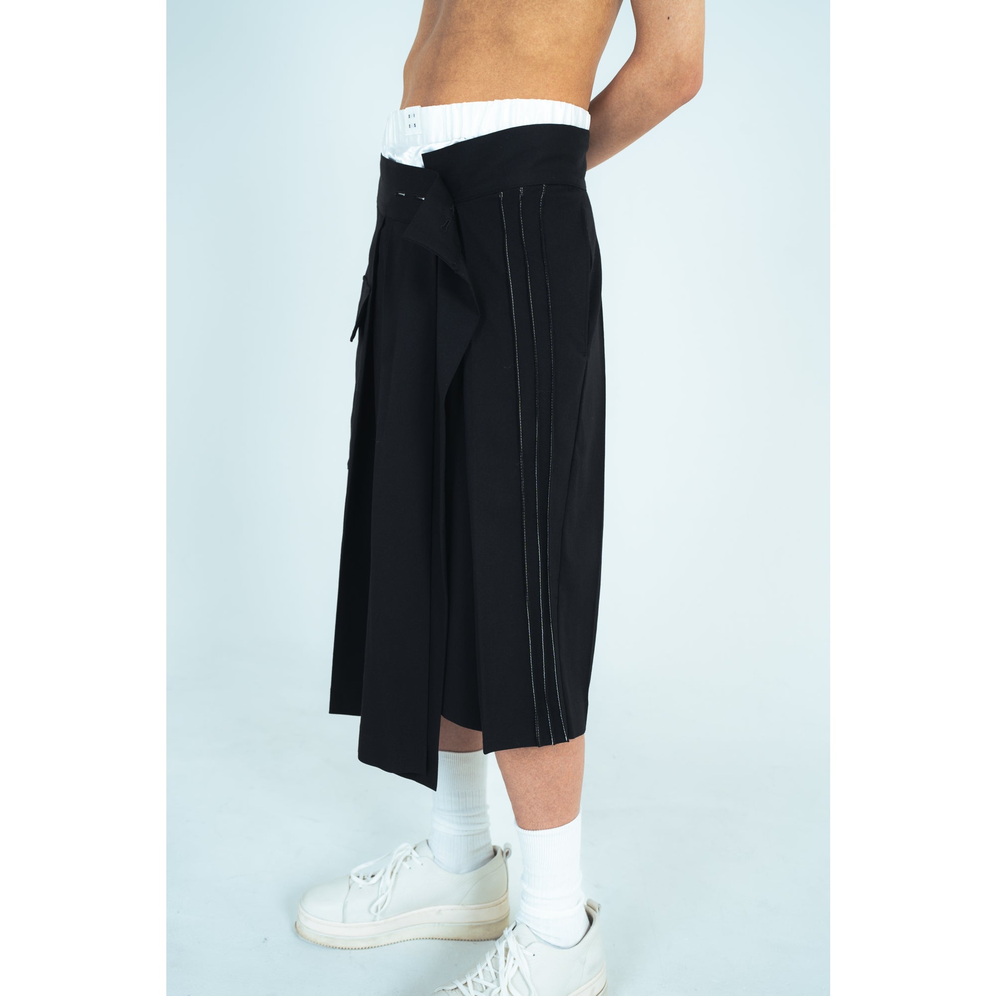 25AW WRAP SKIRT (BLACK)