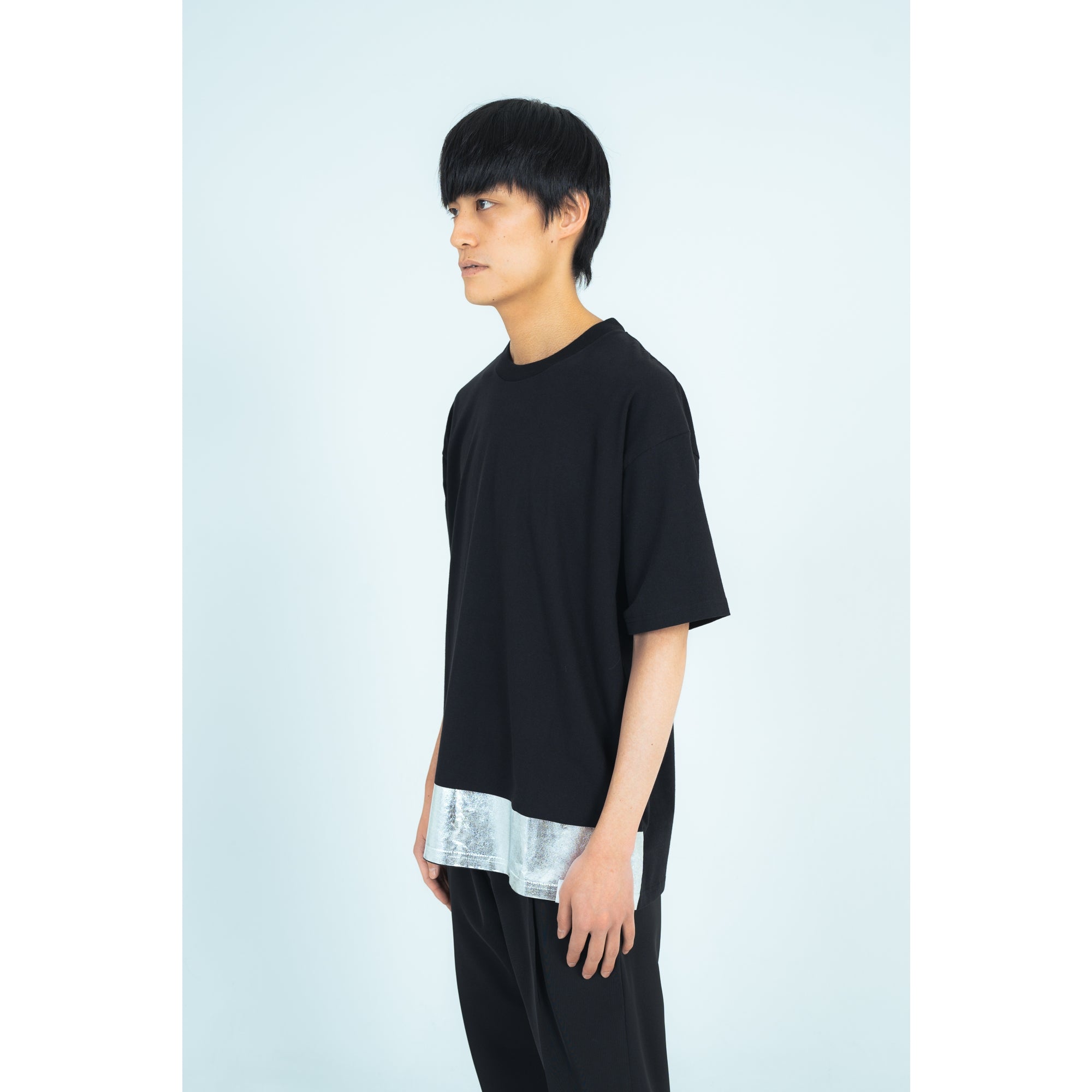 SILVER T-SHIRTS (BLACK)