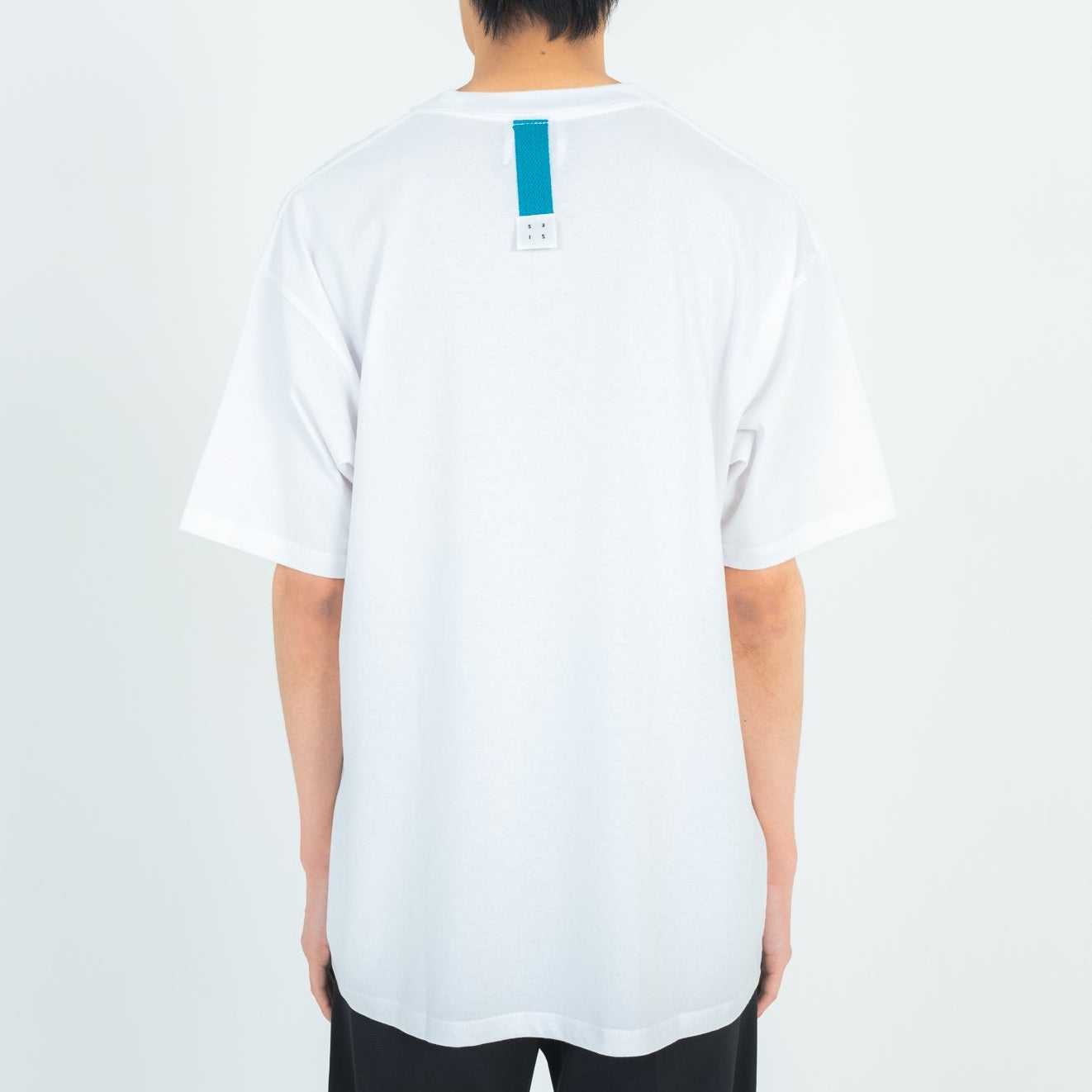 BACK TAPE T-SHIRTS (WHITE)