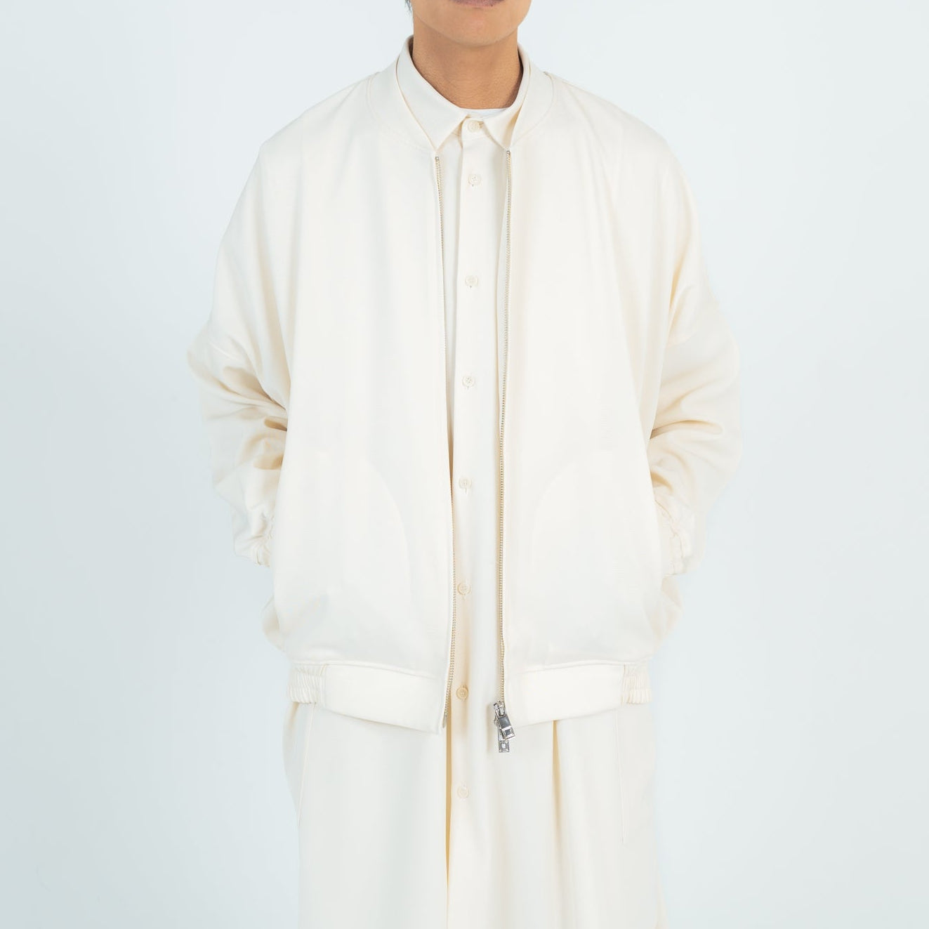 BALLOON BLOUSON (TWILL TWIMY) WHITE