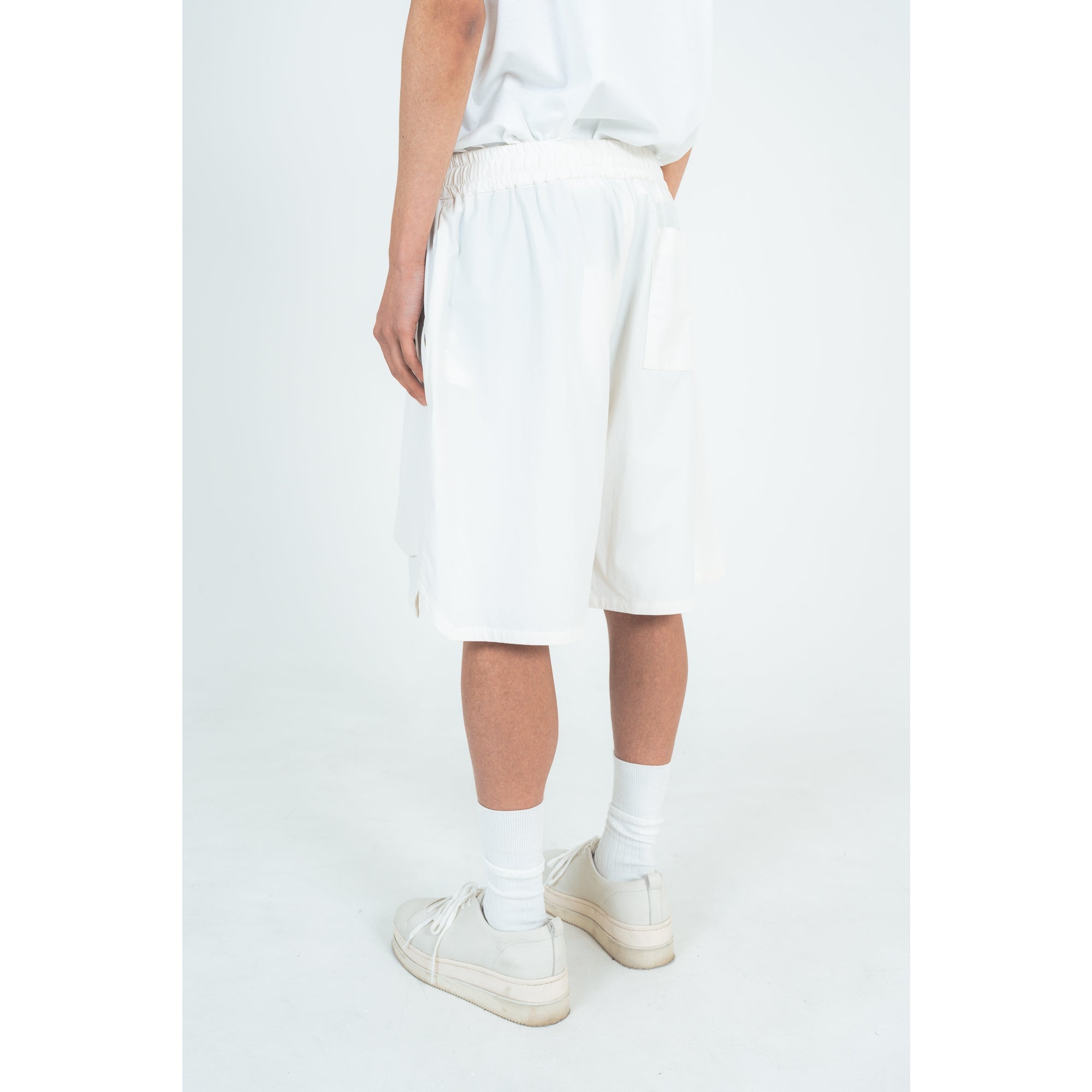 HARF PANTS  (RECYCLING FAB.) WHITE
