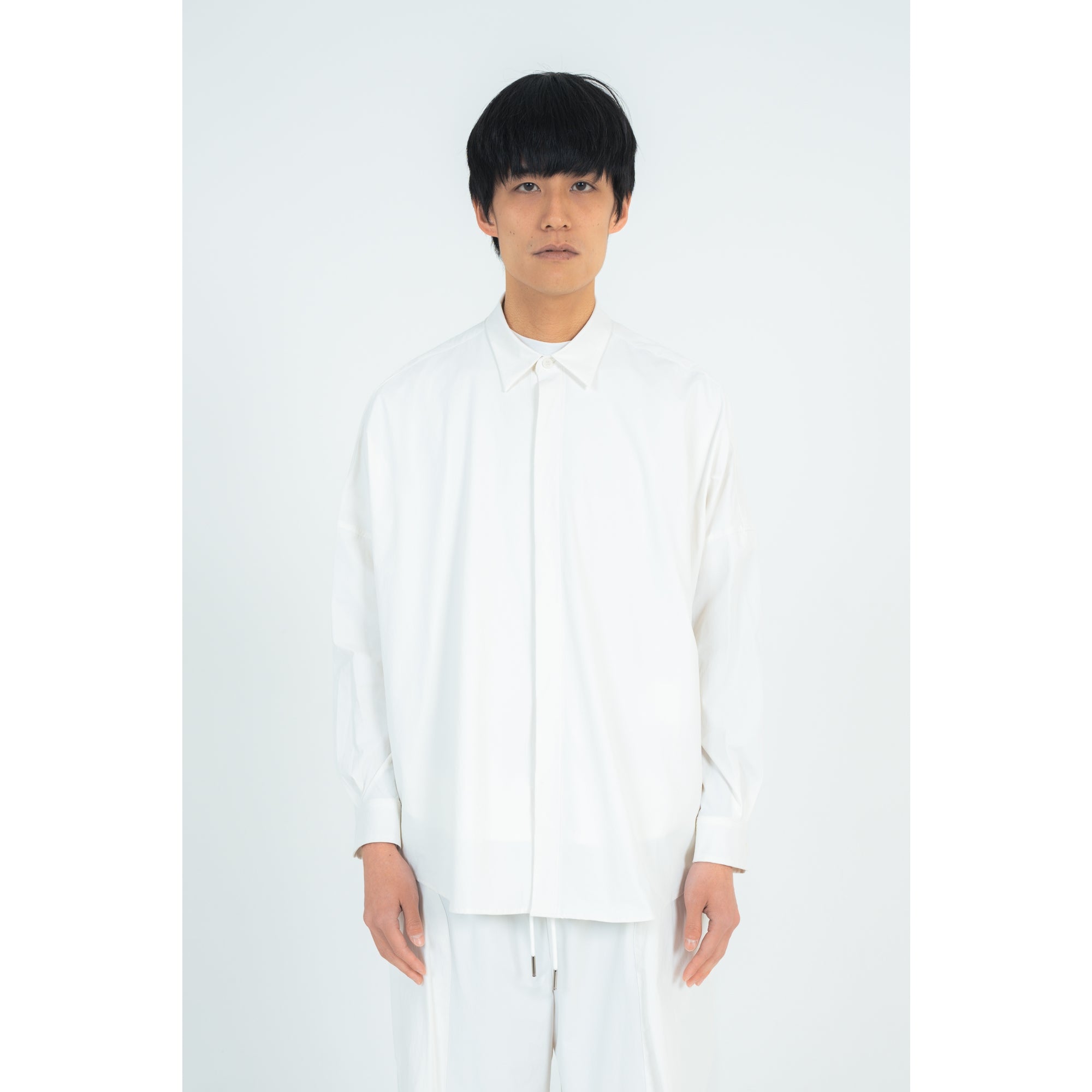 BALLOON SHIRTS  (RECYCLING FAB.) WHITE