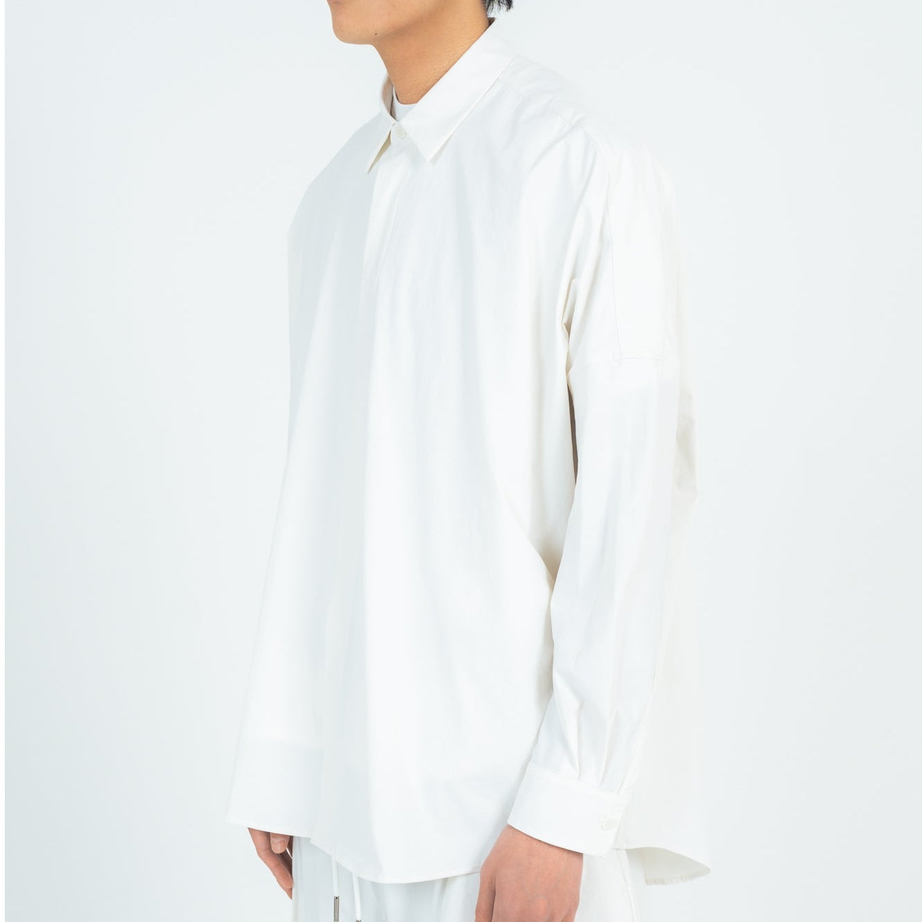 BALLOON SHIRTS  (RECYCLING FAB.) WHITE