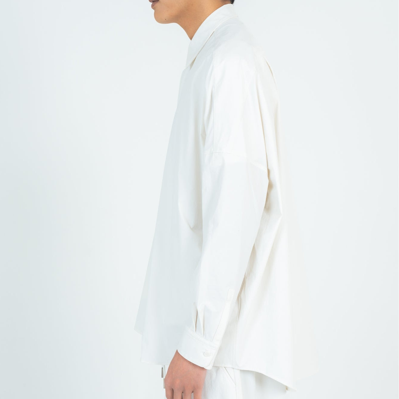 BALLOON SHIRTS  (RECYCLING FAB.) WHITE