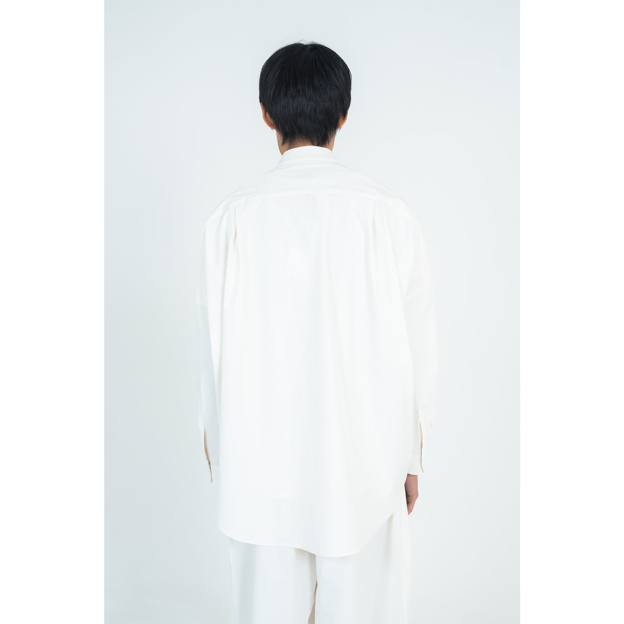 BALLOON SHIRTS  (RECYCLING FAB.) WHITE