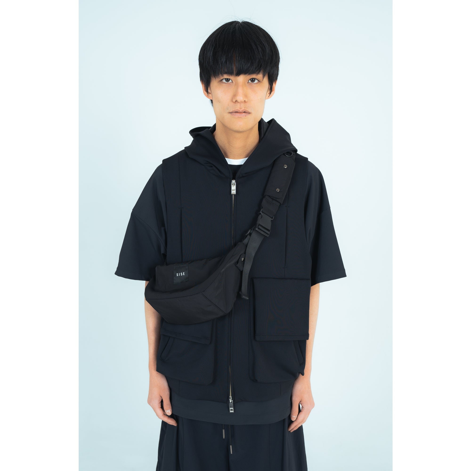 SHOLDER PORCH 3WAYS BAG (black)