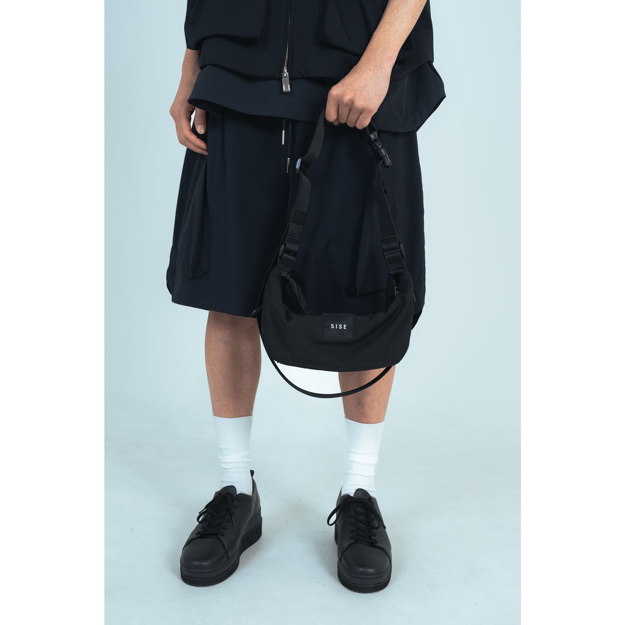 SHOLDER PORCH 3WAYS BAG (black)