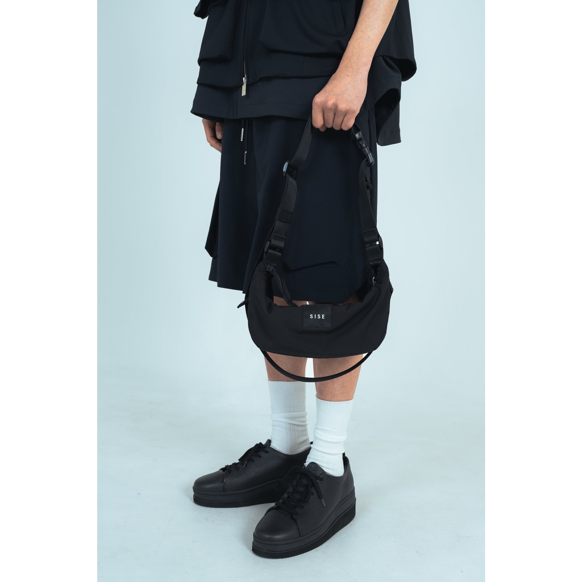 SHOLDER PORCH 3WAYS BAG (black)