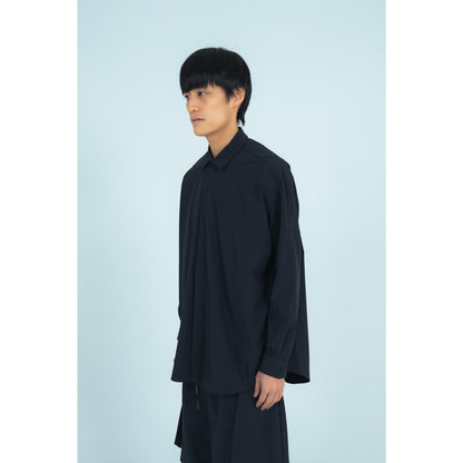 BALLOON SHIRTS  (RYCYLCLING FAB.) BLACK