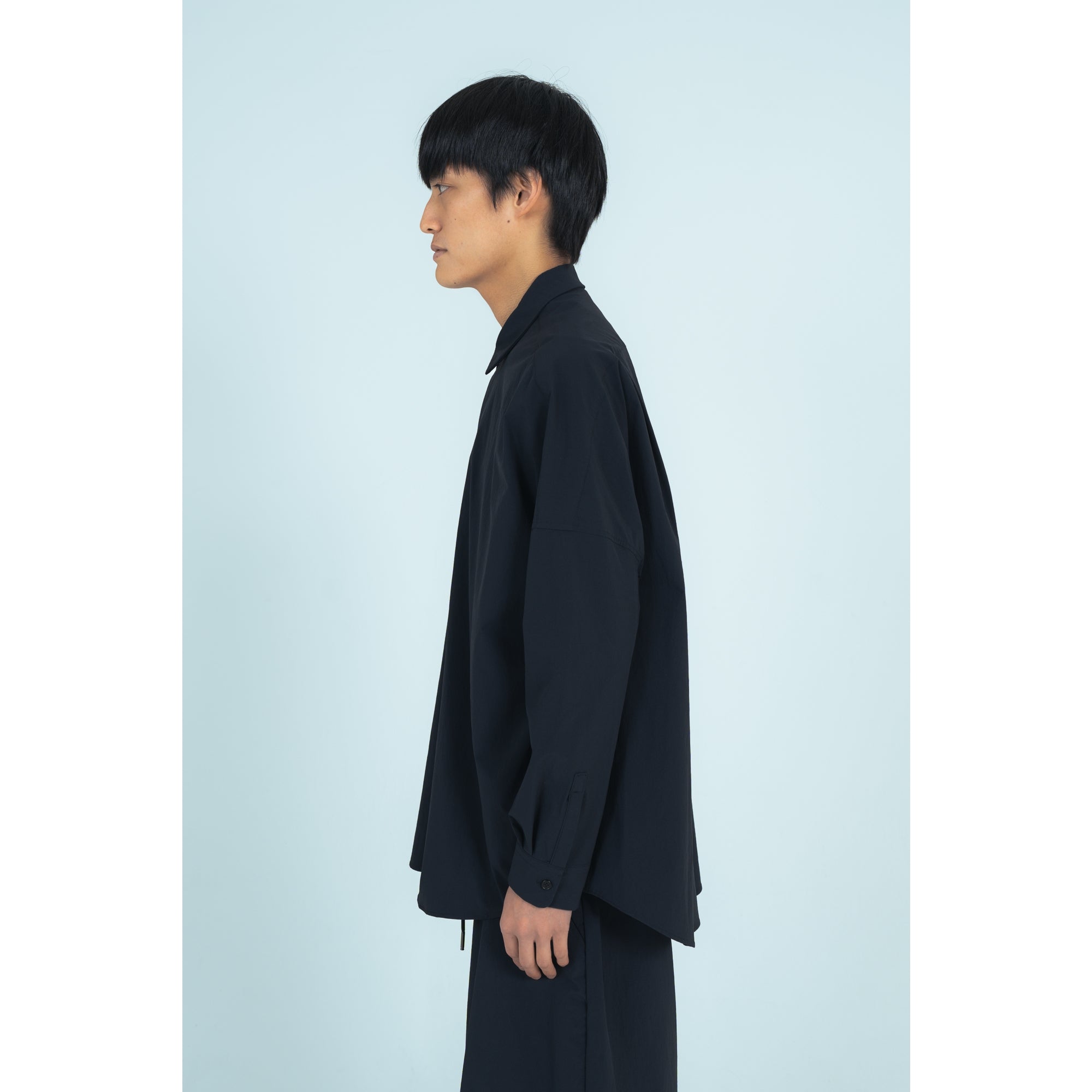 BALLOON SHIRTS  (RECYCLING FAB.) BLACK