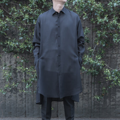 SUMMER LONG SHIRTS (BLACK)