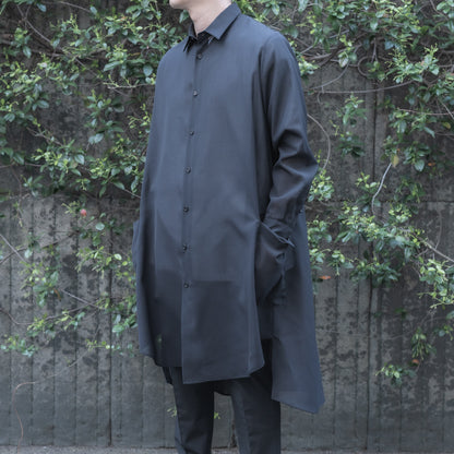 SUMMER LONG SHIRTS (BLACK)