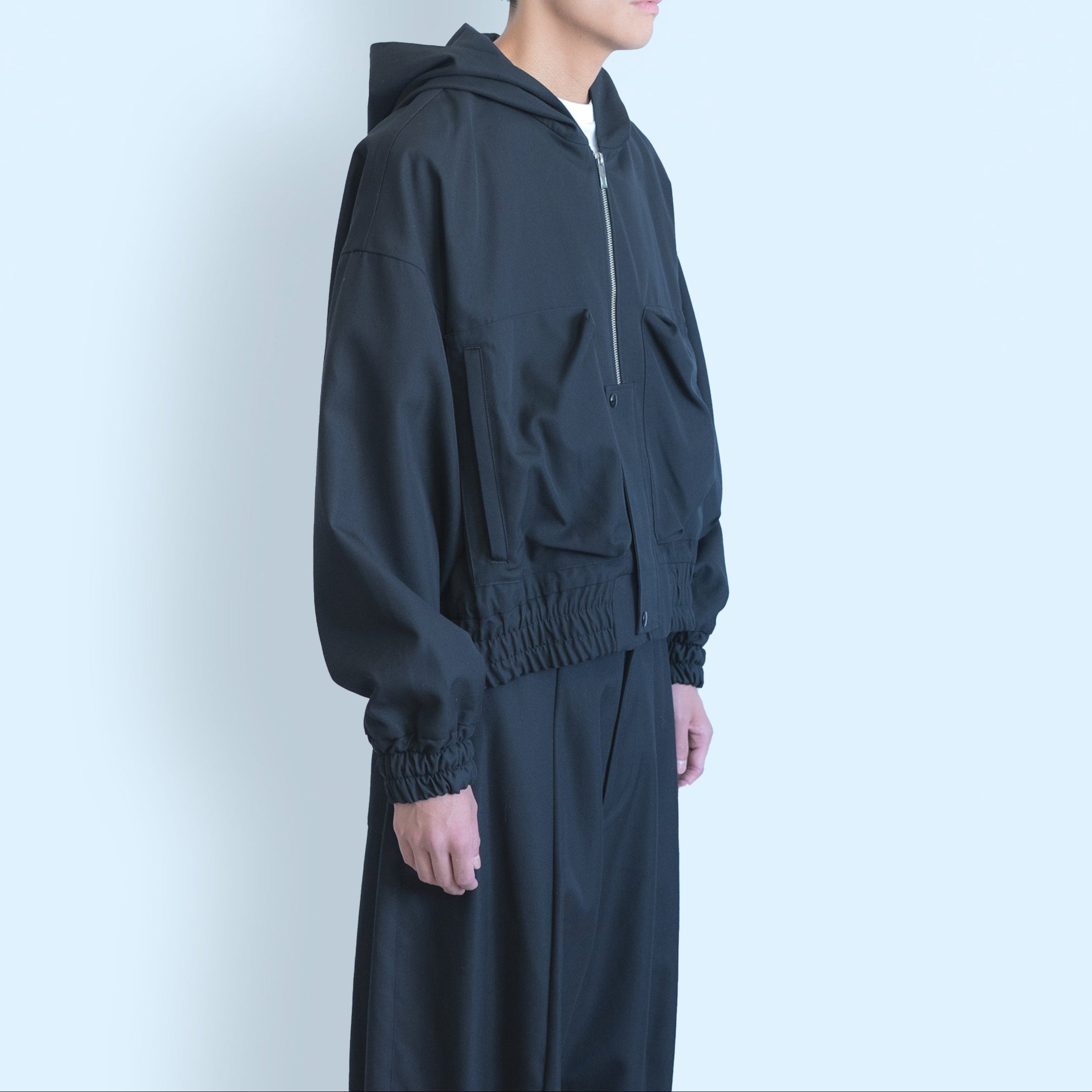 26SS HOODIE BLOUSON (BLACK)