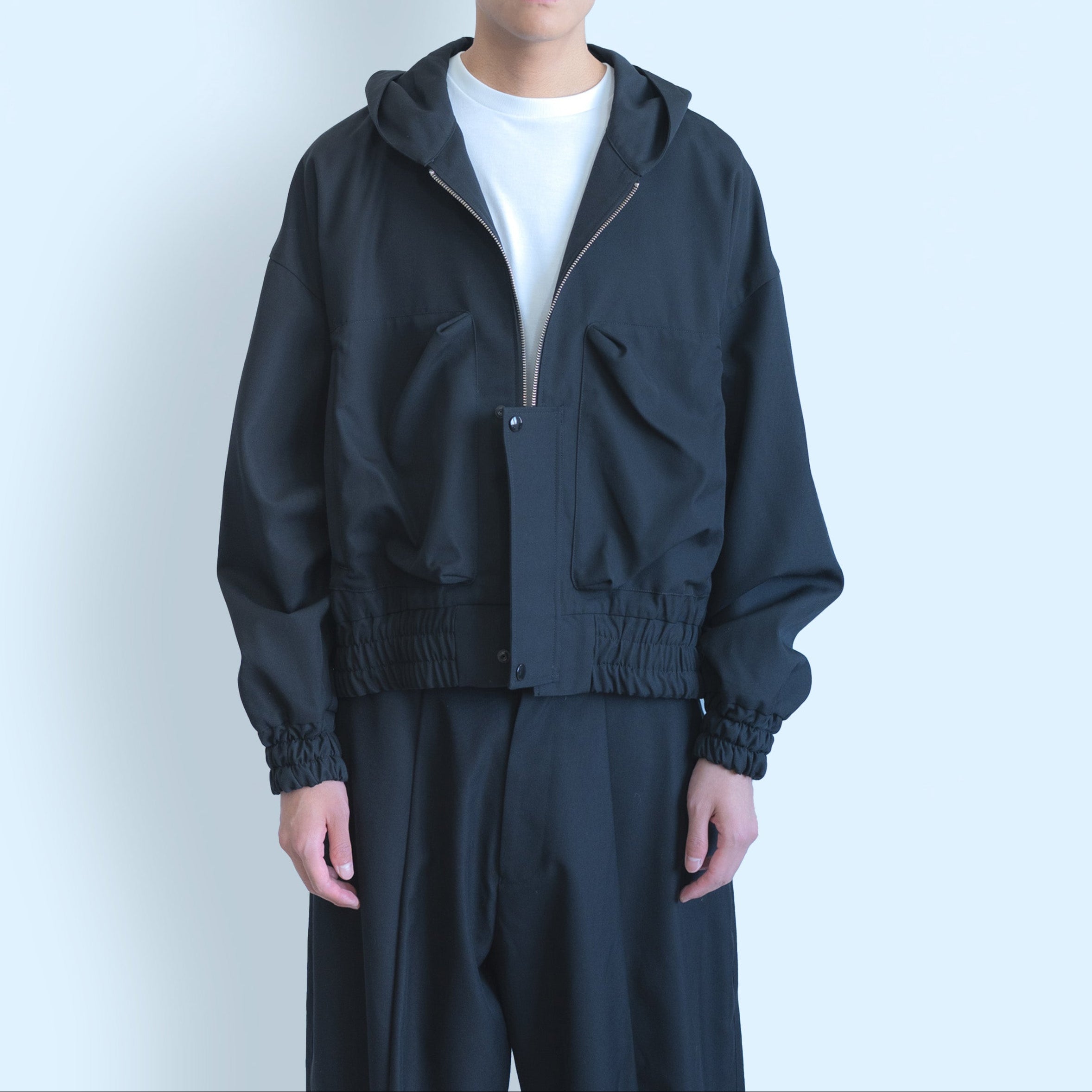26SS HOODIE BLOUSON (BLACK)