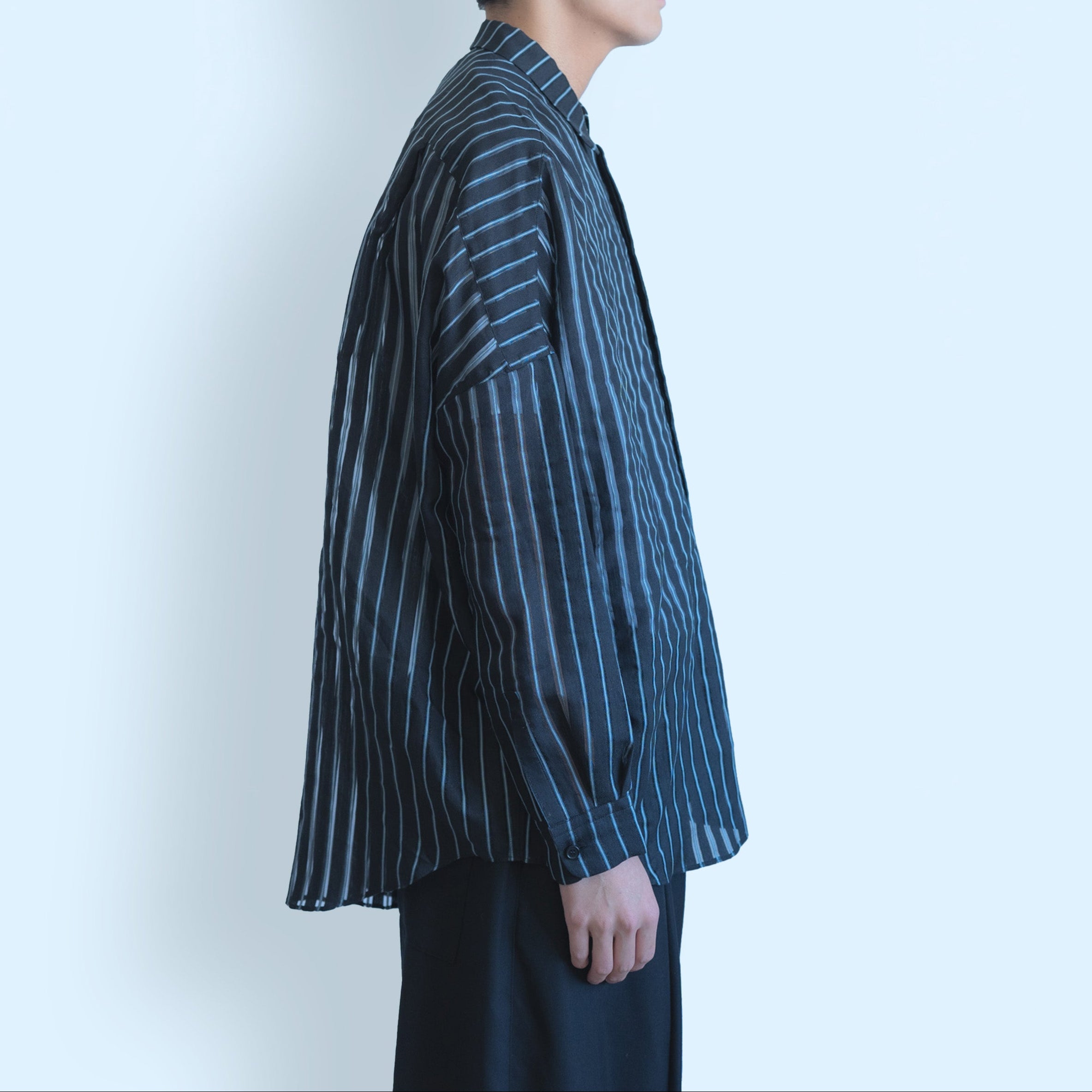 26SS BALLOON SHIRTS (BLACK/BLUE)