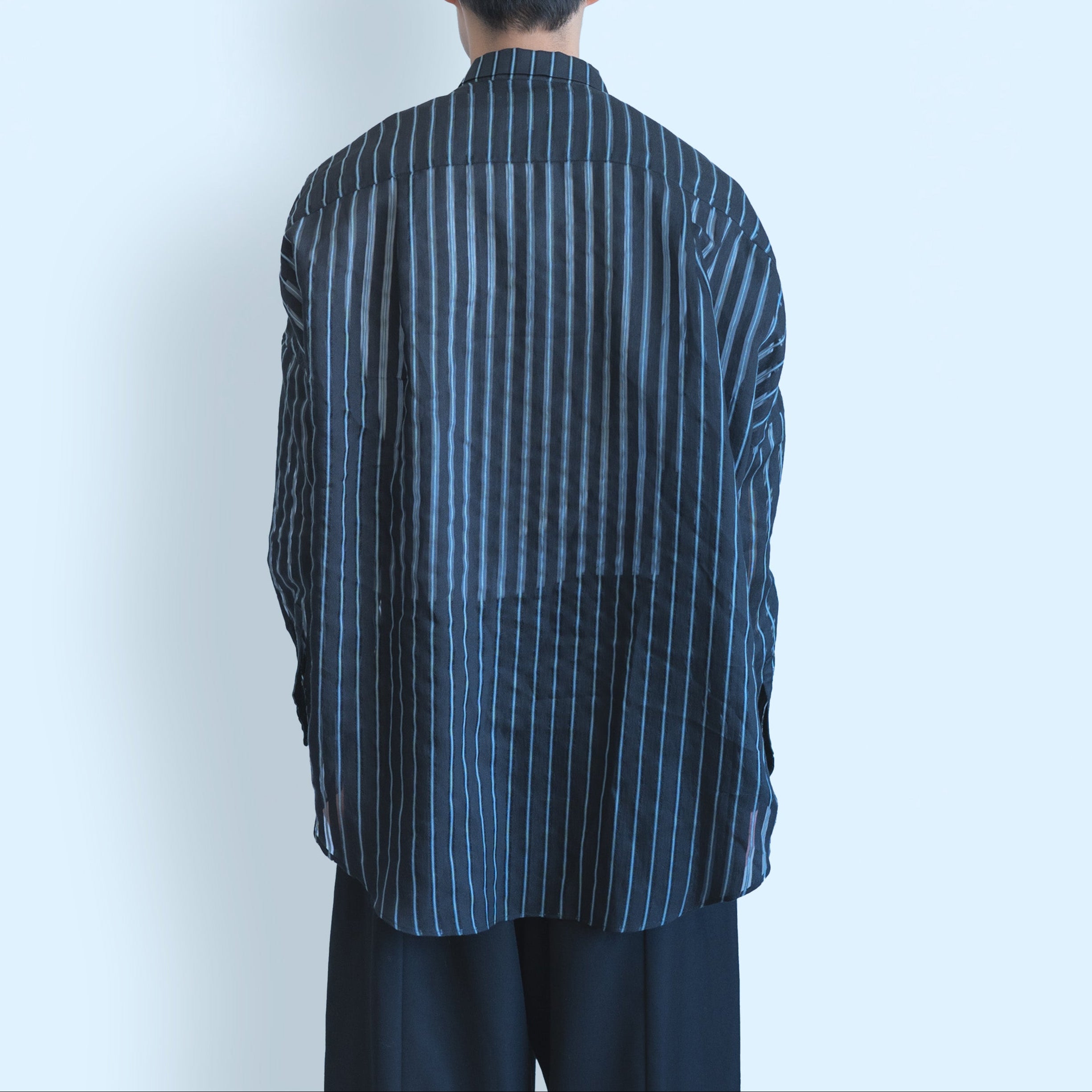 26SS BALLOON SHIRTS (BLACK/BLUE)