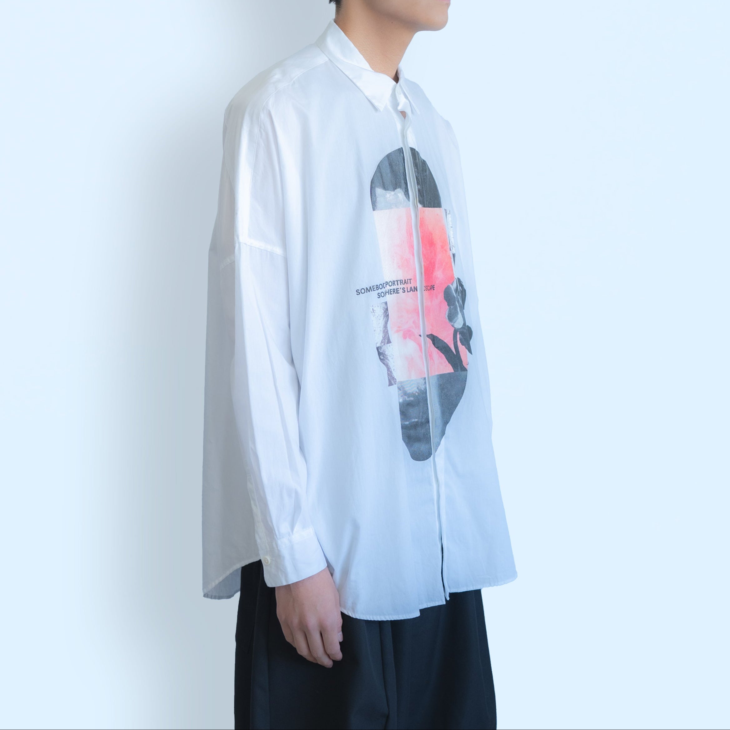 26SS PRINT BALLOON SHIRTS (WHITE)