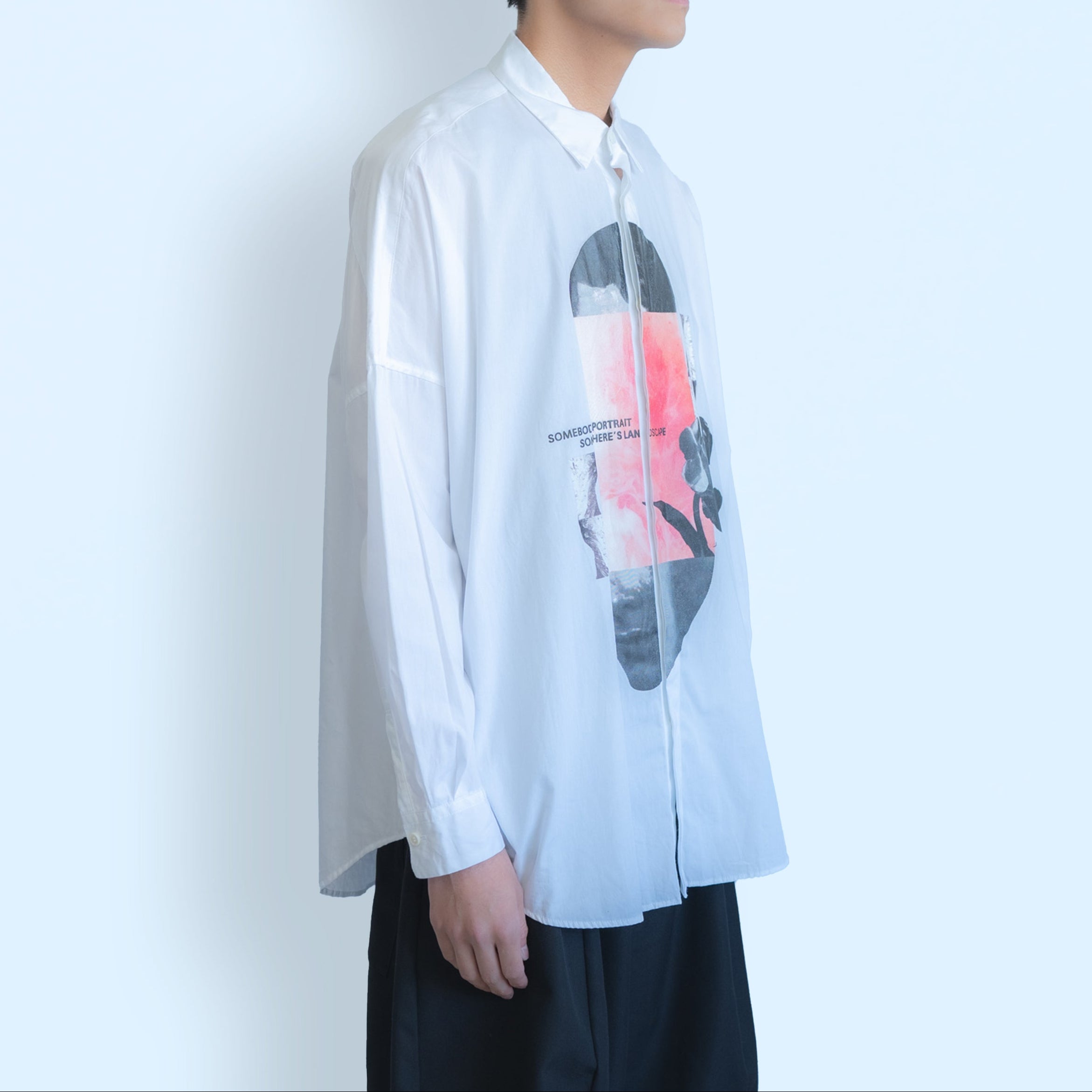 26SS PRINT BALLOON SHIRTS (BLACK)