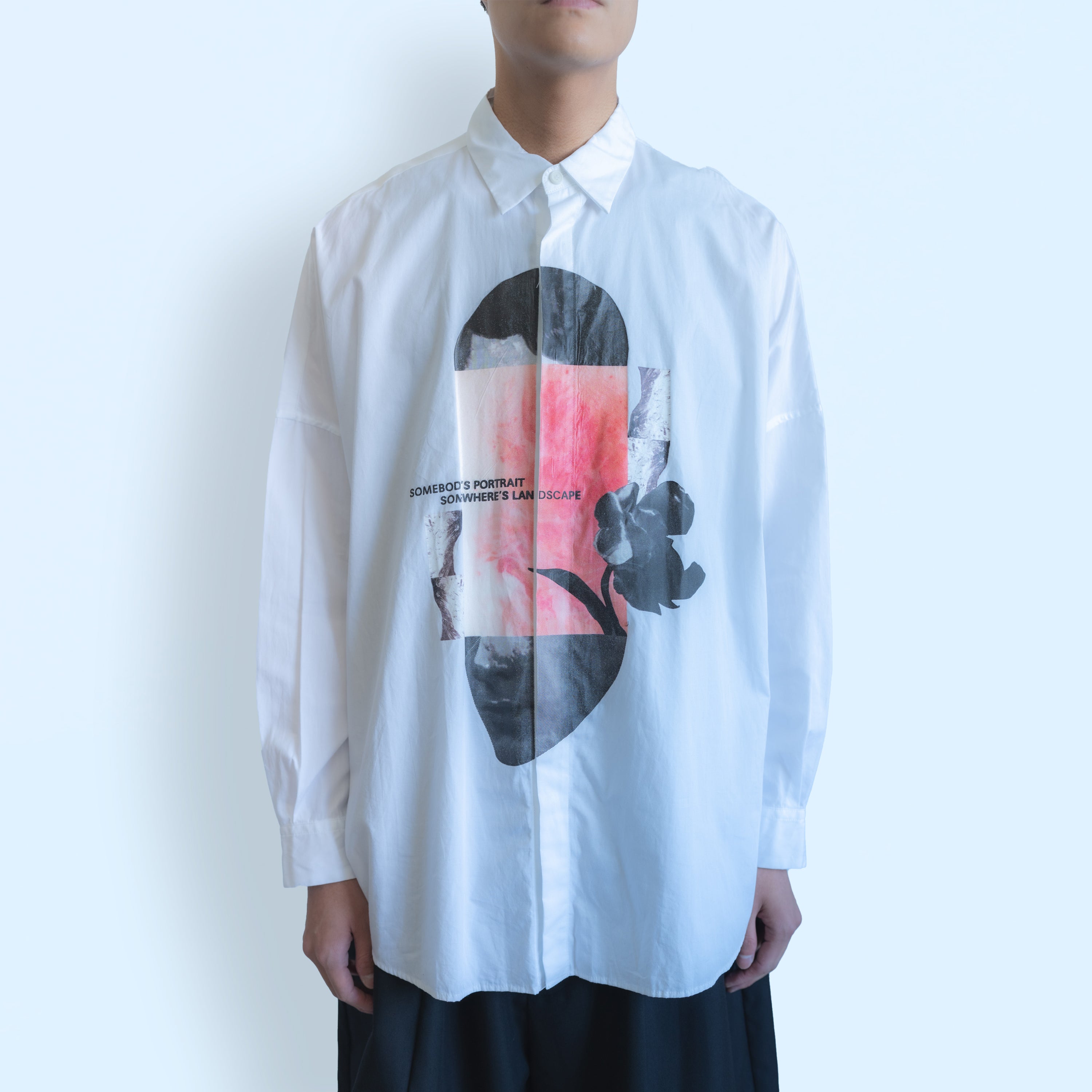 26SS PRINT BALLOON SHIRTS (WHITE)
