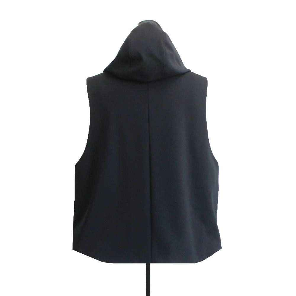 25SS HOODIE VEST BLACK