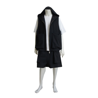 25SS HOODIE VEST WHITE