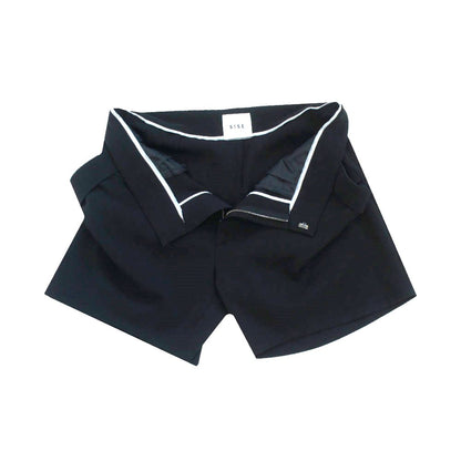 25SS  DROP POCKET HARF PANTS  BLACK