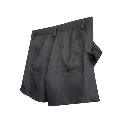 25SS  DROP POCKET HARF PANTS  BLACK