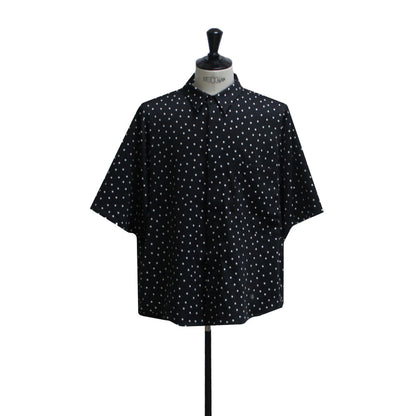 25SS DOTS BIG POCKET SHIRTS BLACK